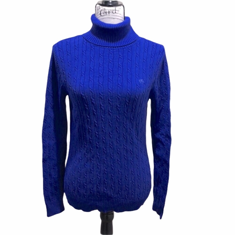 Izod Cable knit Turtleneck Sweater